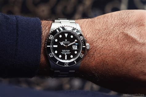 rolex submariner on wrist date|Rolex Submariner 41mm thickness.